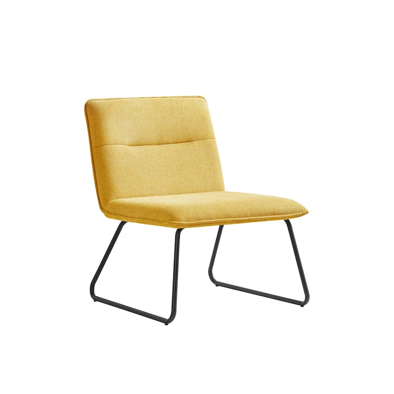 Fabric Lounge Accent Slipper Chair