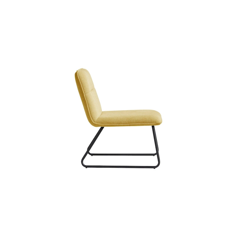 Fabric Lounge Accent Slipper Chair