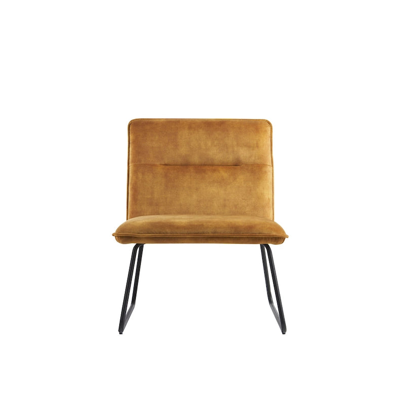 Fabric Lounge Accent Slipper Chair