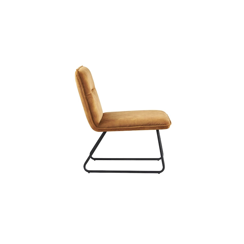 Fabric Lounge Accent Slipper Chair