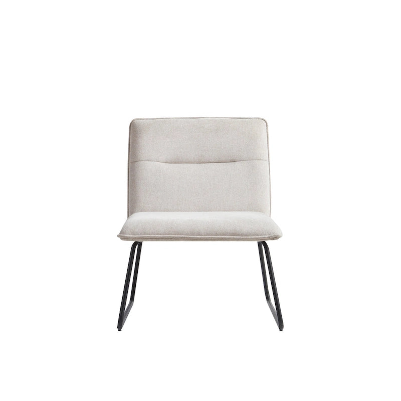 Fabric Lounge Accent Slipper Chair
