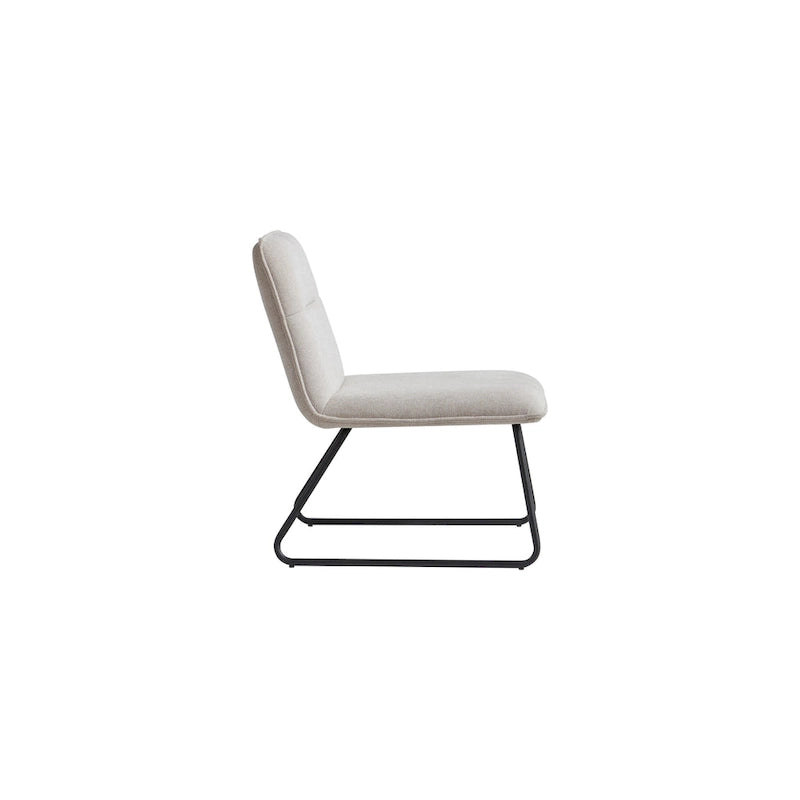 Fabric Lounge Accent Slipper Chair