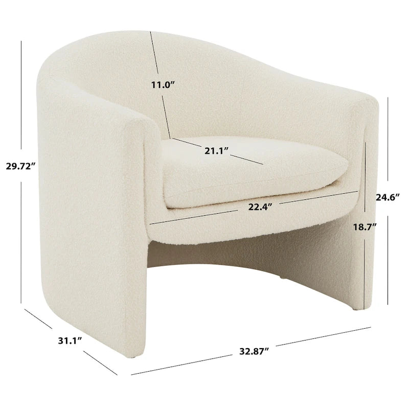 Couture Upholstered Accent Chair - 33 IN W x 31 IN D x 30 IN H