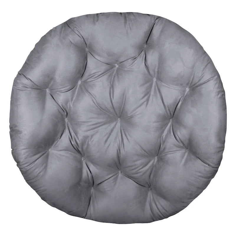 Solid Micro Suede Thick and Fluffy Replacement Papasan Chair Cushion
