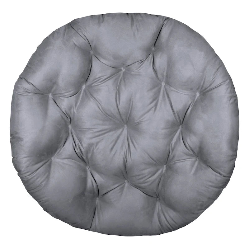Solid Micro Suede Thick and Fluffy Replacement Papasan Chair Cushion