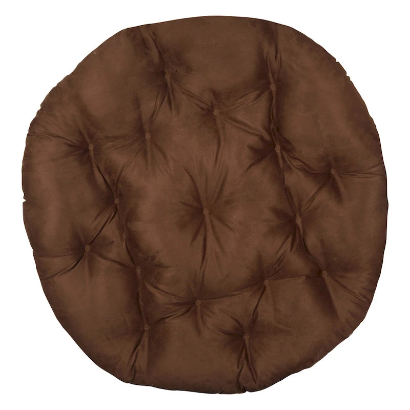 Solid Micro Suede Thick and Fluffy Replacement Papasan Chair Cushion