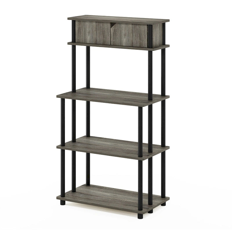 Toolless Storage Shelf with Top Cabinet
