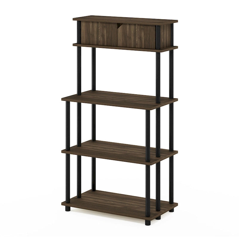 Toolless Storage Shelf with Top Cabinet