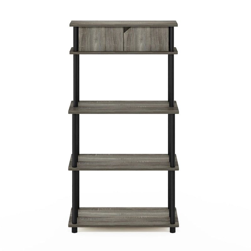 Toolless Storage Shelf with Top Cabinet