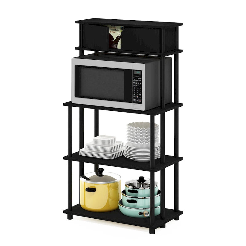 Toolless Storage Shelf with Top Cabinet