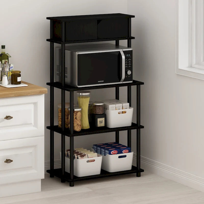 Toolless Storage Shelf with Top Cabinet