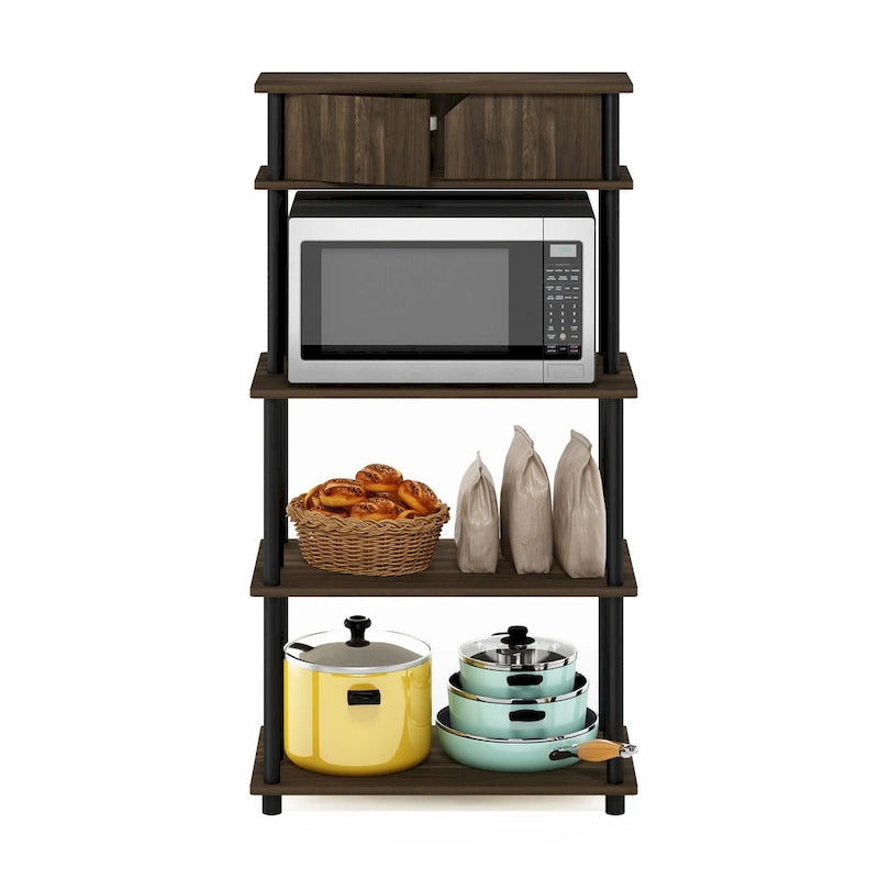 Toolless Storage Shelf with Top Cabinet