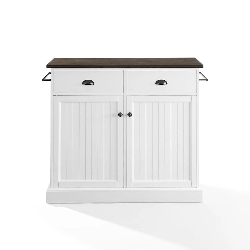 Coastal Kitchen Island - 18D x 40W x 36.13H