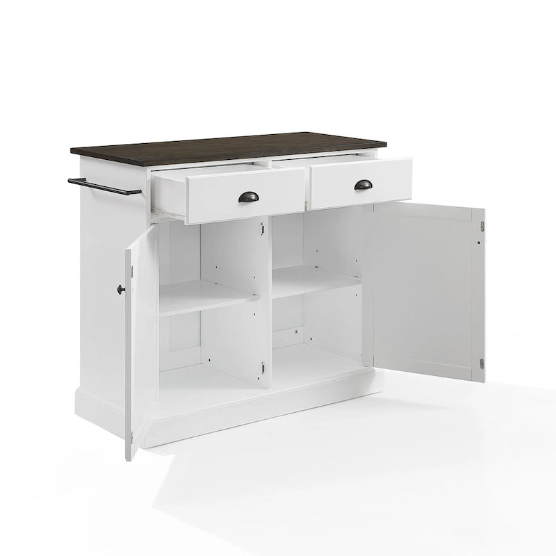 Coastal Kitchen Island - 18D x 40W x 36.13H