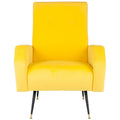 SAFAVIEH Senja Mid-Century Modern Retro Club Chair - 27.5 x 34.8 x 37 - 28Wx35Dx37H
