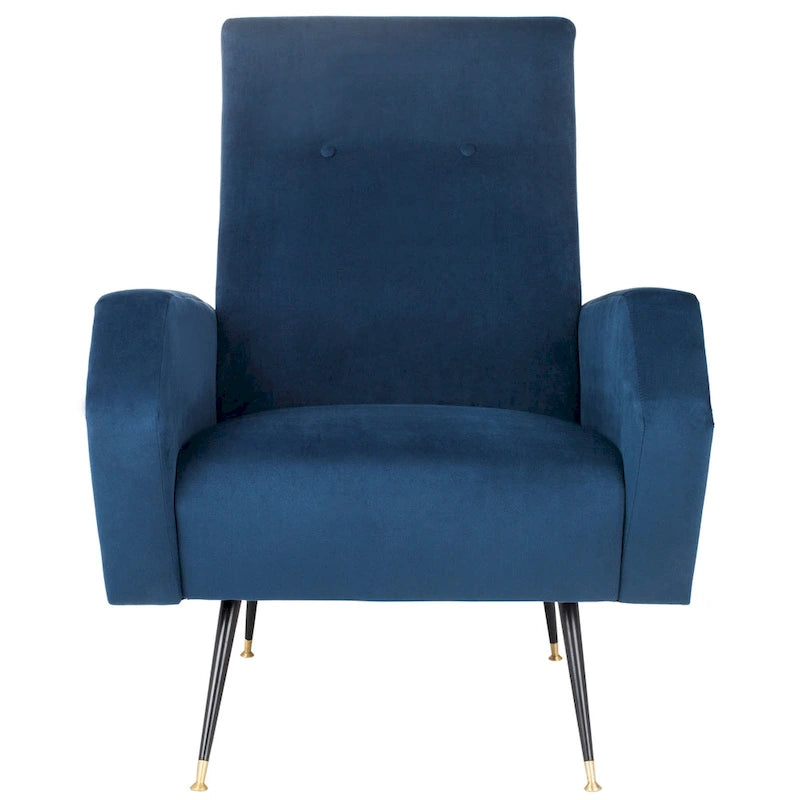 SAFAVIEH Senja Mid-Century Modern Retro Club Chair - 27.5 x 34.8 x 37 - 28Wx35Dx37H