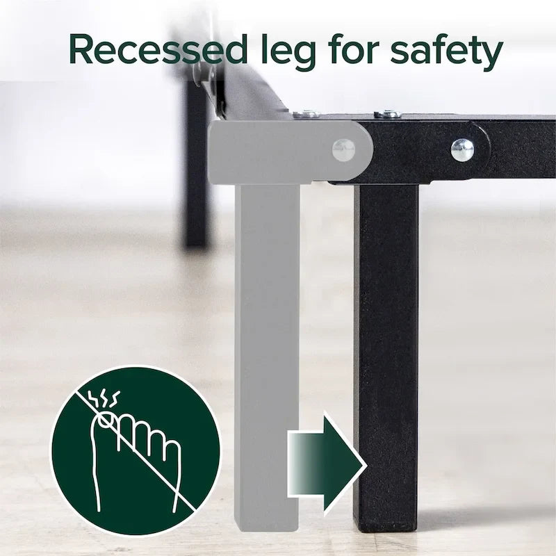 6-Leg Twin-Size Bed Frame