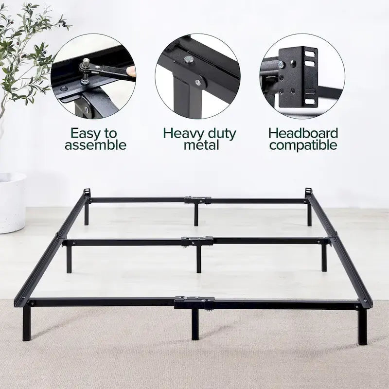 6-Leg Twin-Size Bed Frame